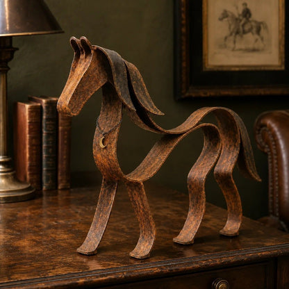Rustic Charm, Dachshund Style — Metal Sculpture for Home & Garden