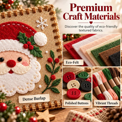 🎄✨ Christmas DIY Fabric Weaving Friendship Kit - 🧵 Create Something Special Together! 💕