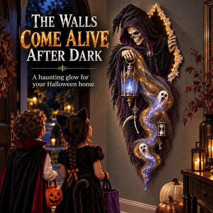 🔥 Halloween Hot Sale – Enchanted Witch Wall Light™ – A Witch Awakens on Your Wall