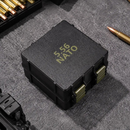 🎯 100-Round Ammo Storage Box | Waterproof Hard Shell • Caliber-Specific Slots • Dual Latches