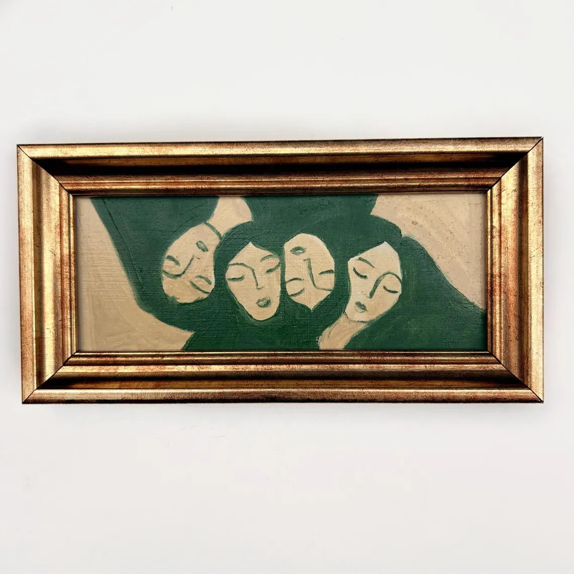 💚 Sisters Forever – Miniature Framed Art