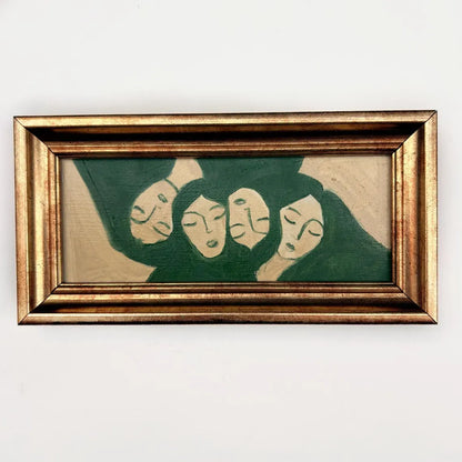 💚 Sisters Forever – Miniature Framed Art