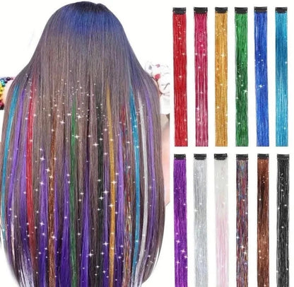 🔥HOT SALE🔥12 PCS Tinsel Hair Extensions