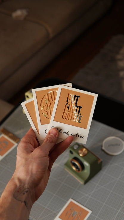 3D Printed Latte Art Camera | One-Touch Coffee Stencil Printer Kit
