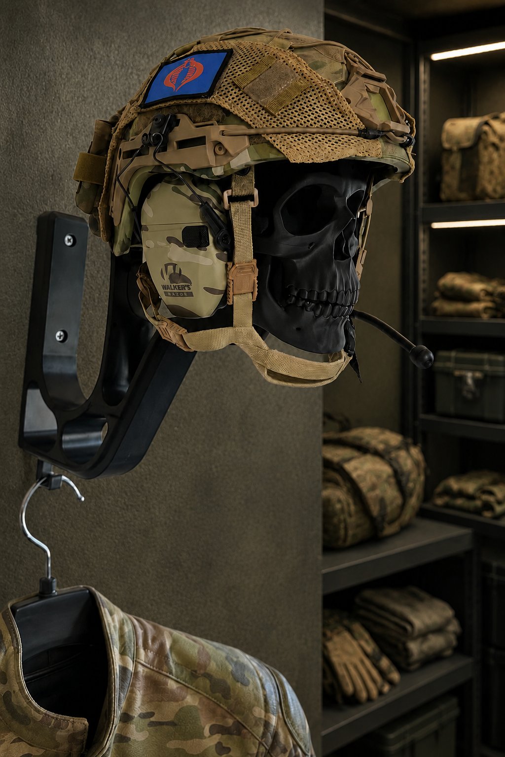 Black Knight Skull Helmet Stand 🔥 BUY 2 FREE SHIPPING