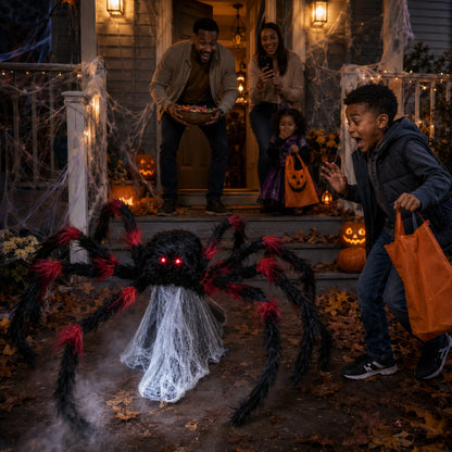 🕷 30 in LED Jumping Spider Animatronic 🕸
