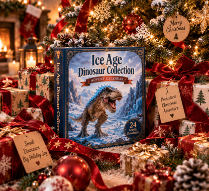 🦖❄️Ice Age Dinosaur Advent Calendar 2026 - 24-Day Festive Countdown