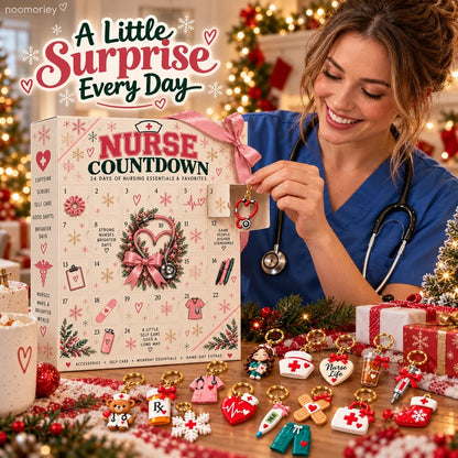 ❤️ CareHero™ 24-Day Advent Calendar – Heartfelt Holiday Countdown Gift for Nurses