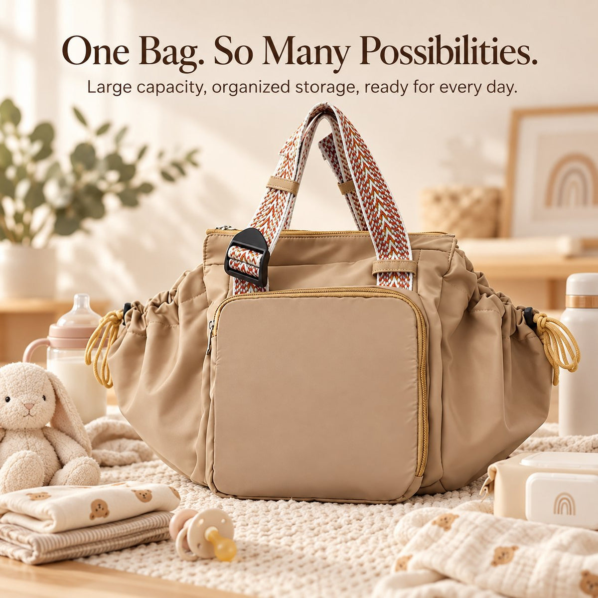 👜 Multi-Use Mommy Tote Bag