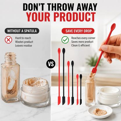 Mini Silicone Spatula Set for Makeup and Skincare