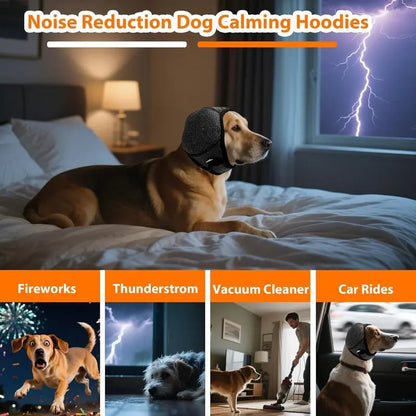 🐶 Dog Calming Ear Wrap – 49% OFF | 5 Colors, S–L