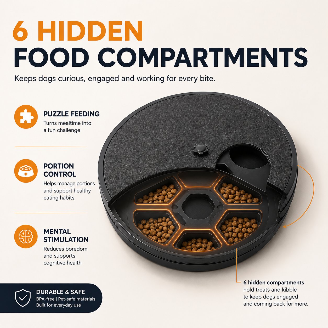 3-in-1 Dog Enrichment Feeder