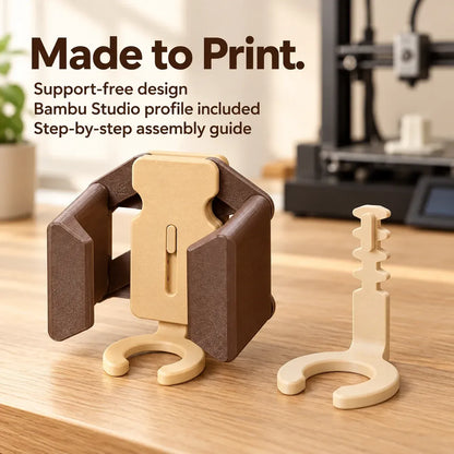 🪥 Gravity-Grip Wall Mount Toothbrush Holder | Drill-Free Bathroom Organizer🧼