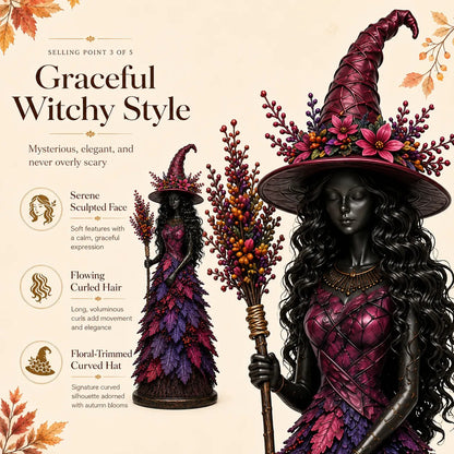 🧙Enchanted Autumn Witch Figurine