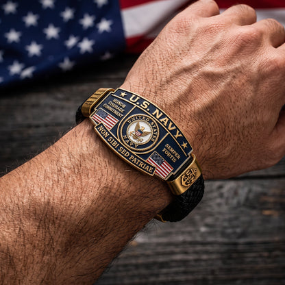 🇺🇸Last Day Promo: 49% OFF ⚓U.S. Navy Non Sibi Sed Patriae Tribute Bracelet