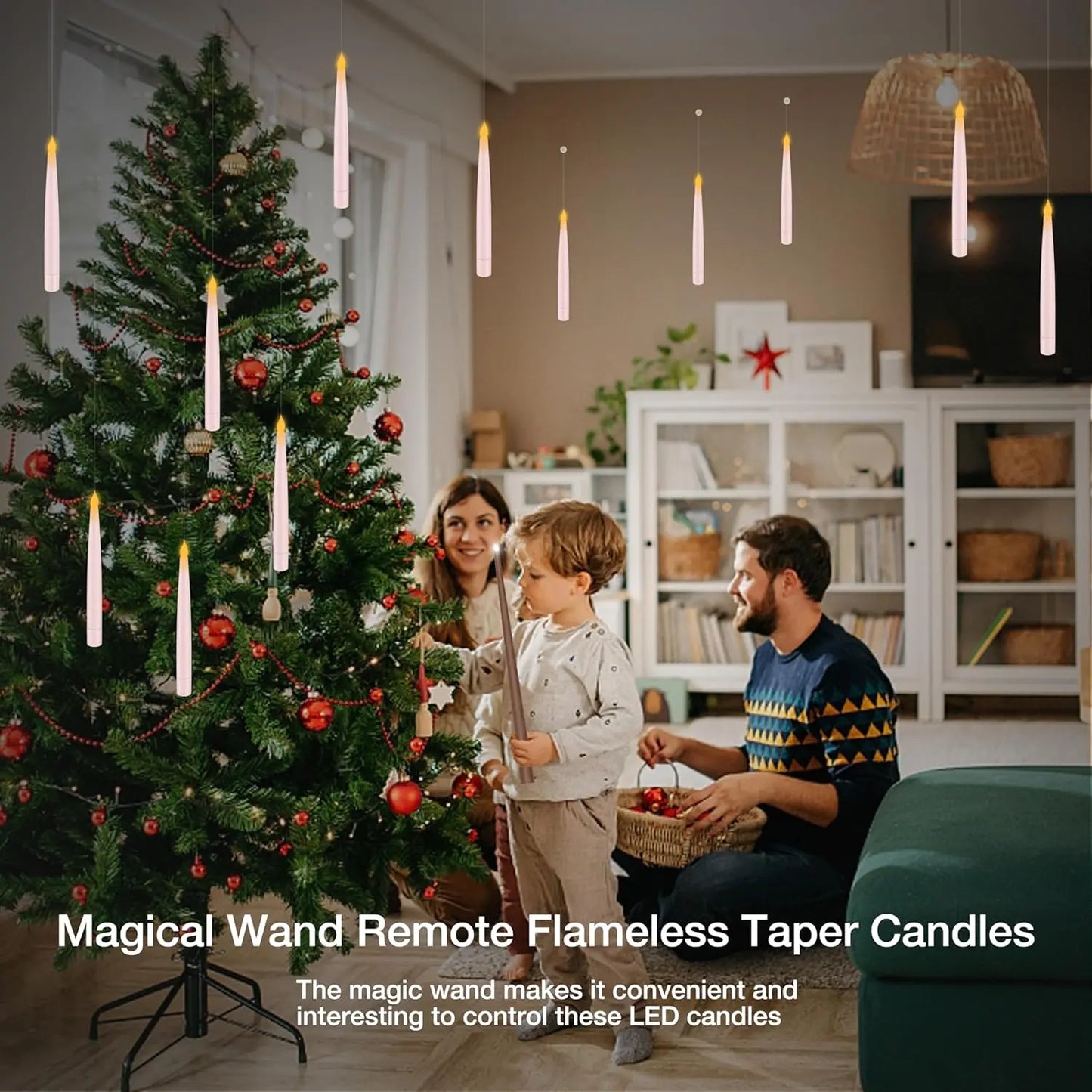 🪄55% OFF TODAY🕯️ Magic Wand Flameless Candles🎄Wave the Wand. Light the Magic.