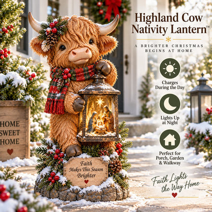 Highland Cow Nativity Lantern™