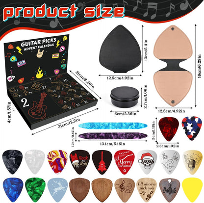 🎸 Guitar Picks Advent Calendar 2026 – 24 Musician Surprises