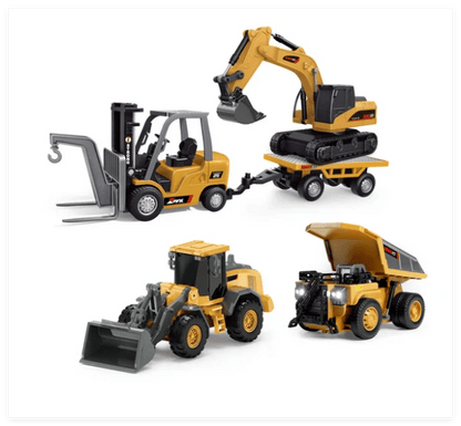 🚜 1:64 Premium Alloy Mini RC Construction Set