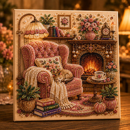 ⏳ Last Day 49% OFF – ✨Beginner-Friendly Premium 3D Pearl Cozy Room Diamond Painting Art Kit Collection | Complete Kit with All Tools & Step-by-Step Guide Included 💕