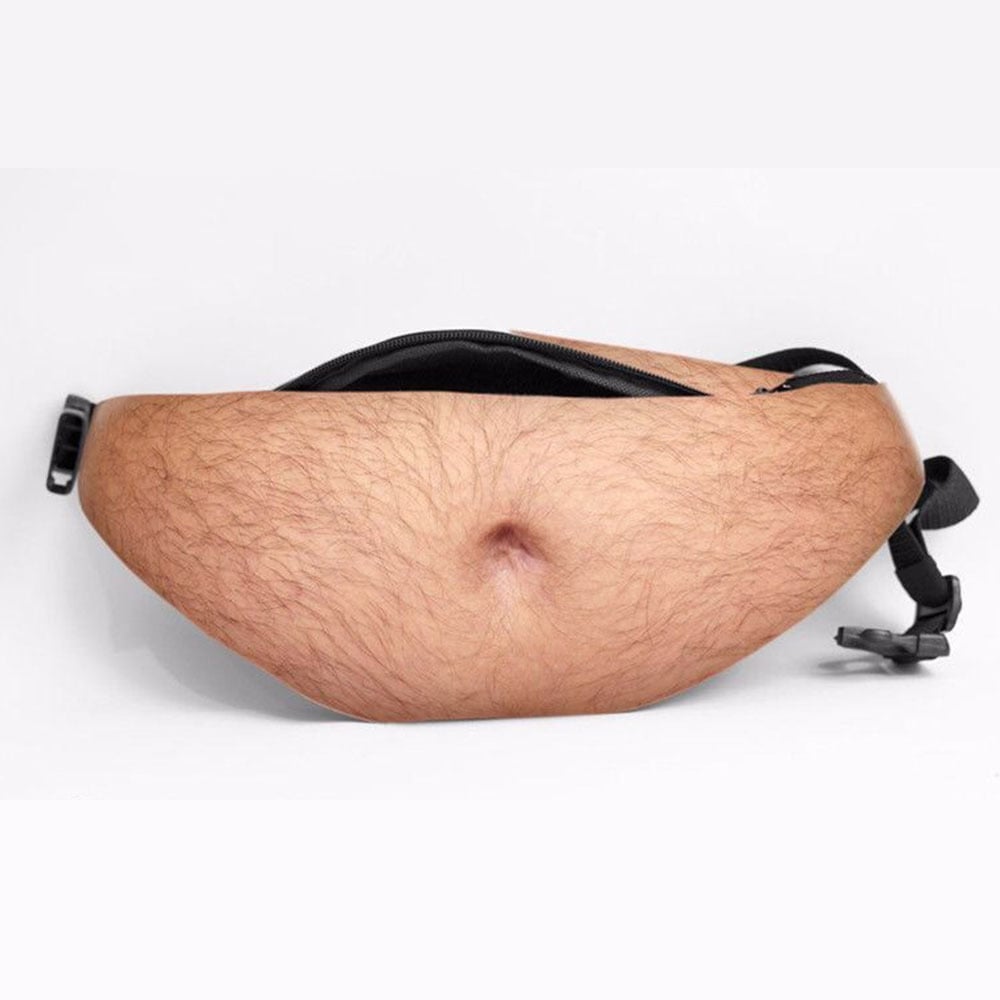 ✨🤣 Hidden-Storage Fake Belly Waist Bag
