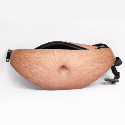 ✨🤣 Hidden-Storage Fake Belly Waist Bag