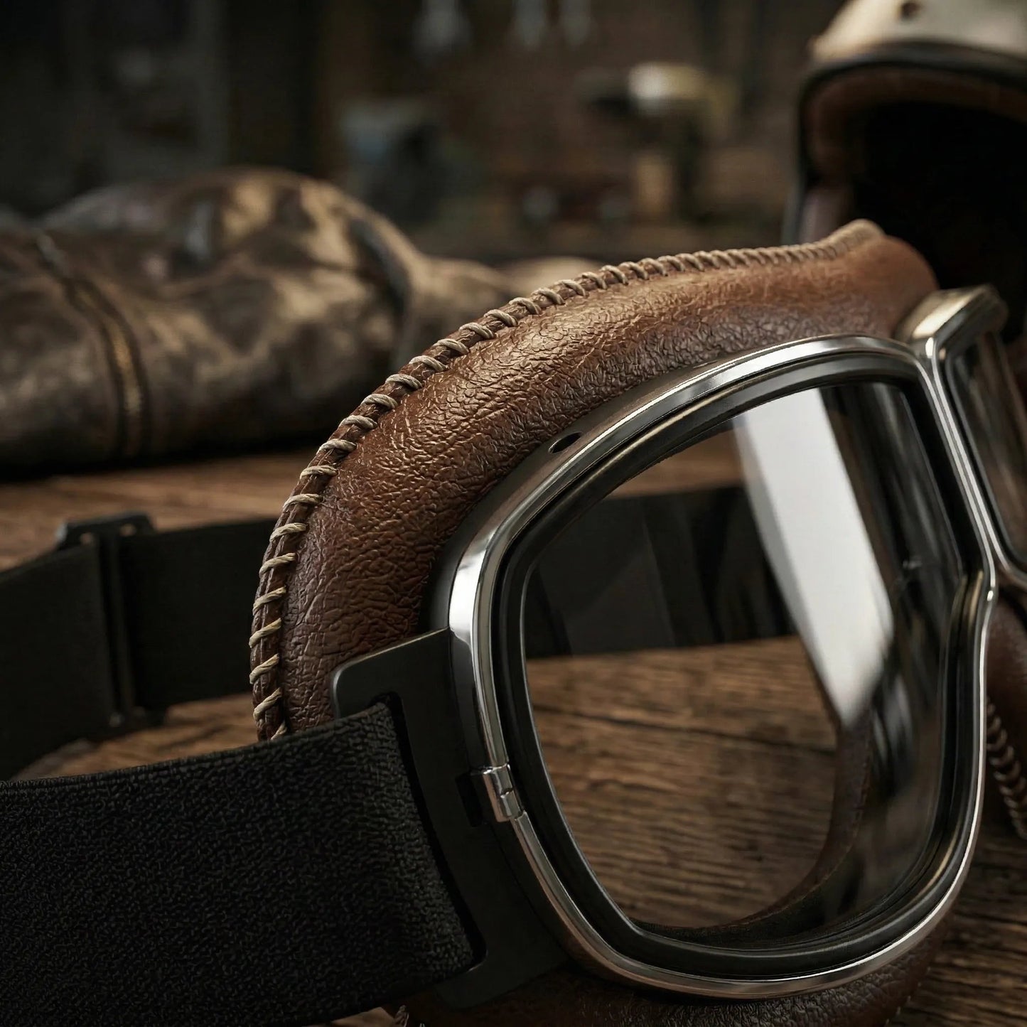 🕶️ OTG Vintage Motorcycle Goggles (Fits Over Glasses)