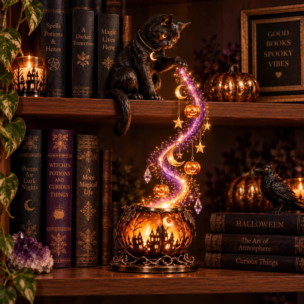🎃 Halloween Special – Magic Cascade Shelf Light, 5 Styles