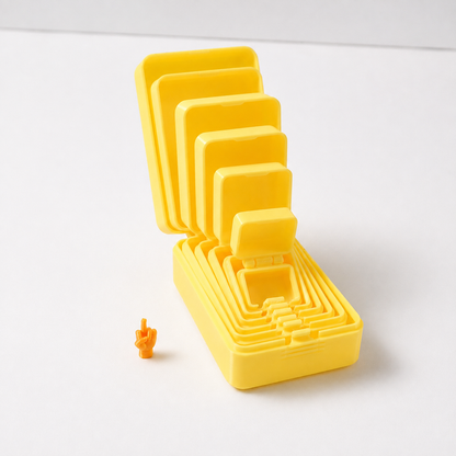 🎁 6-Layer Prank Nesting Box Set with Secret Miniature Figurine Surprise 🤣