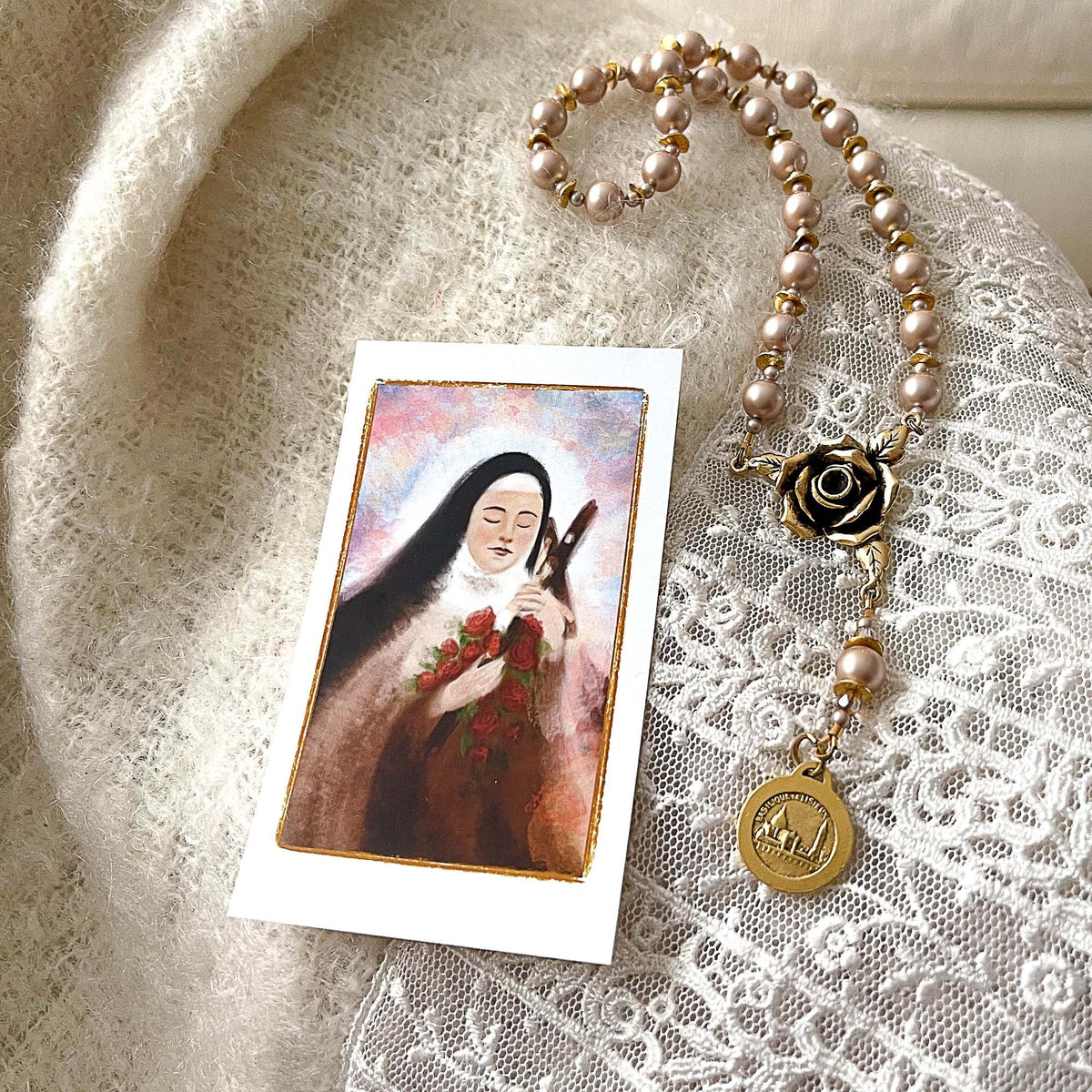 🌹 St. Thérèse Little Flower Rose Novena Chaplet