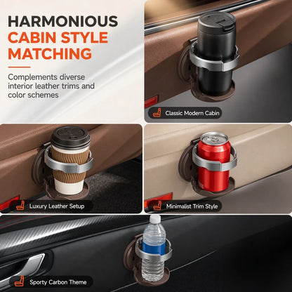 Foldable Car Cup Holder with Hook – 5 Interior Colors