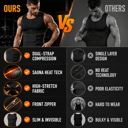 Men's Sweat Sauna Shaper Vest🔥