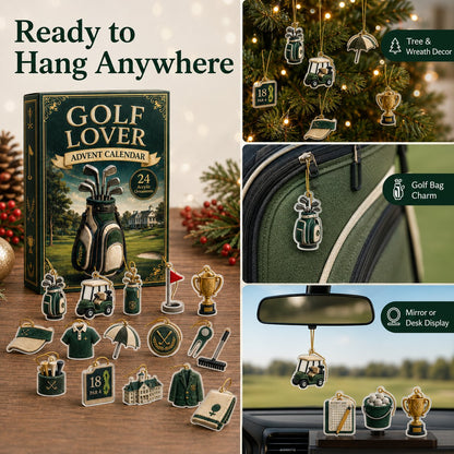 🎄24-Day Golf Charm Holiday Countdown 🎁✨