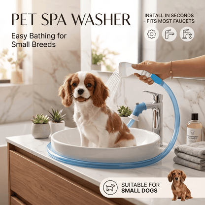 Slip-On Bathtub Faucet Sprayer Attachment, 5 Foot Hose