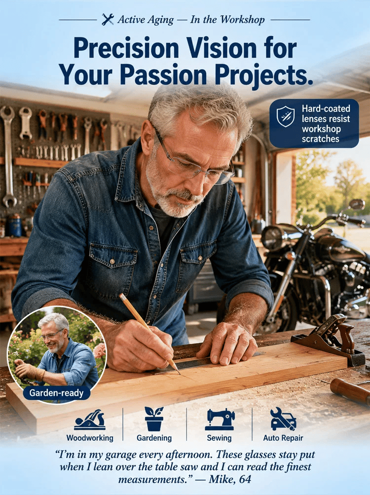 [Regain Your Youthful Vision] Smart Zoom Diamond-Cut Reading Glasses