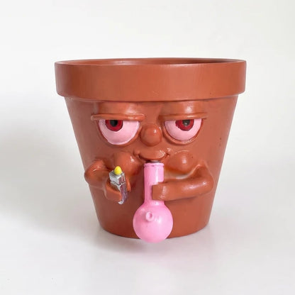 ⏳ Last Day 49% OFF – 🌱 Funny Laid-Back Character Planter | Cute Cartoon Plant Pot for Succulents, Cactus, Desks, Shelves & Office Décor 😎✨