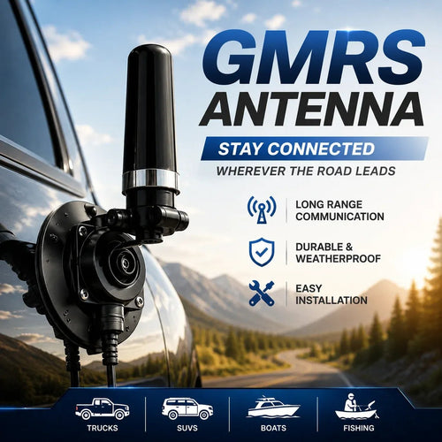 🔥HOT SALE🔥🔥Last Day 49% OFF - Universal GMRS Antenna Mount – Heavy-Duty Radio Antenna Bracket for Cars, SUVs, Trucks, Off-Road Vehicles & Boats