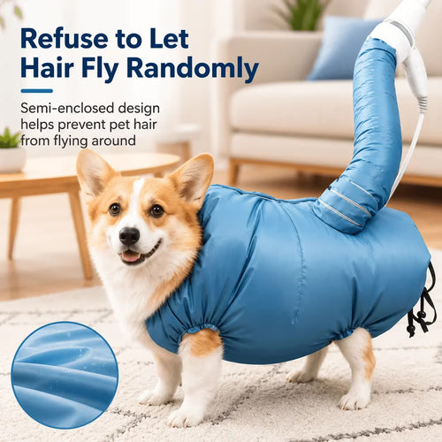 Hands‑Free Pet Drying Bag Quick‑Dry