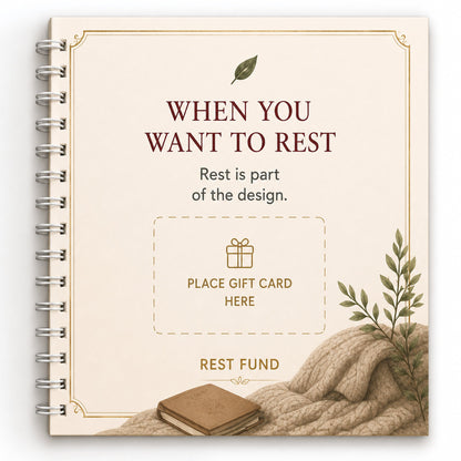 ✝️FAITH GIFT CARD BOOK📚 14 Themed Pages, Hardcover & Durability Line