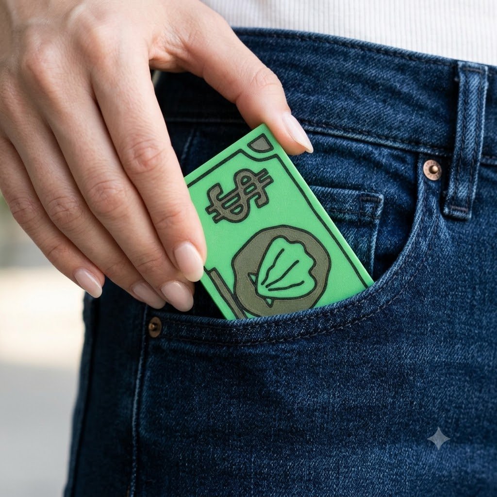 🐚Shell-style USD NFC card holder
