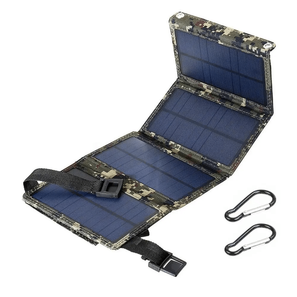 ☀️ 20W Portable Solar Panel Charger – Foldable Outdoor Power Source for Camping, Hiking & Emergency Charging