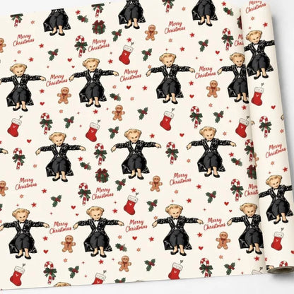 🔥Buy More Save More🔥 - 🎄🎁Iconic 'JD' Meme Christmas Wrapping Paper