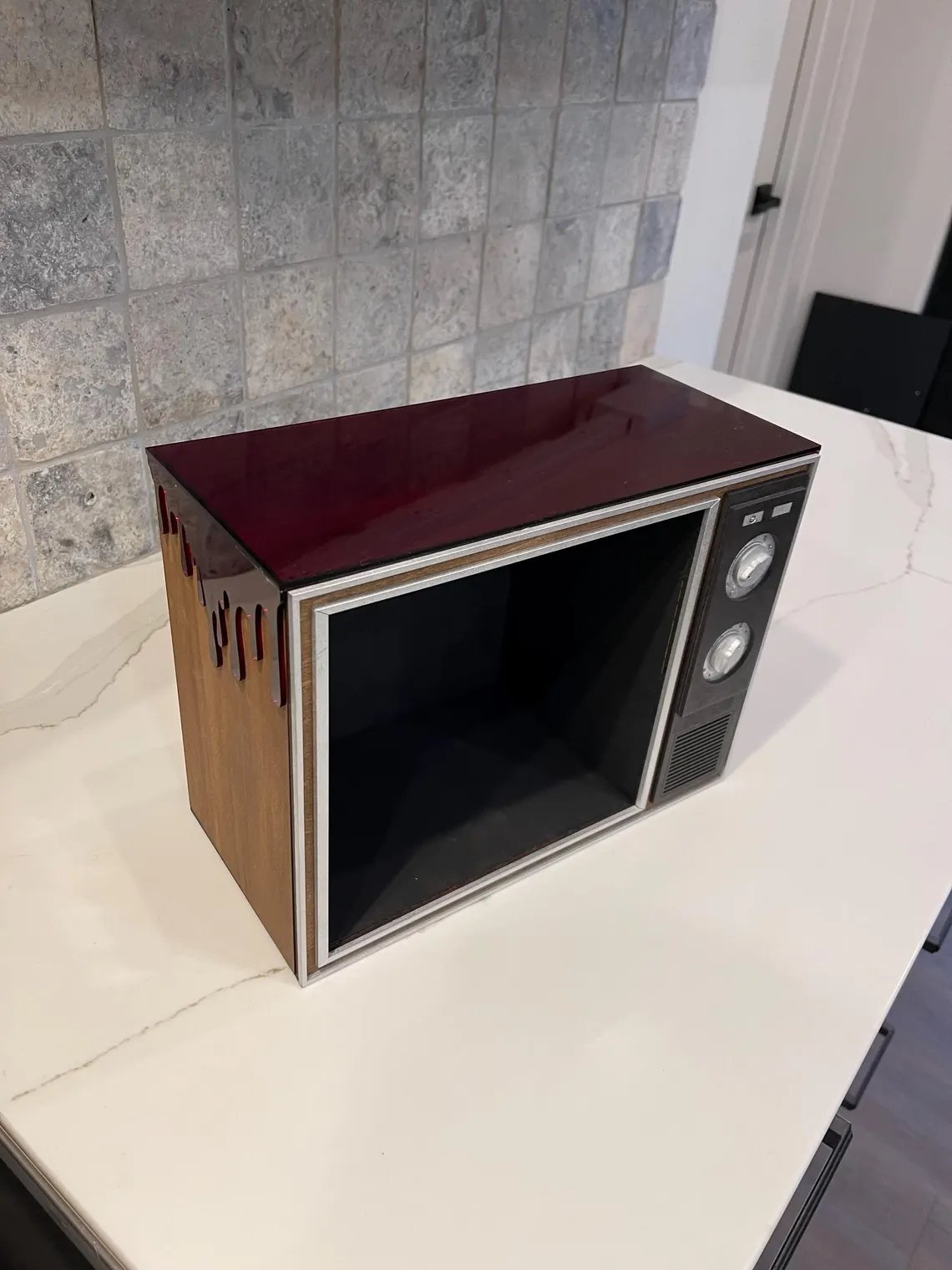📺 Retro TV Media Storage Box