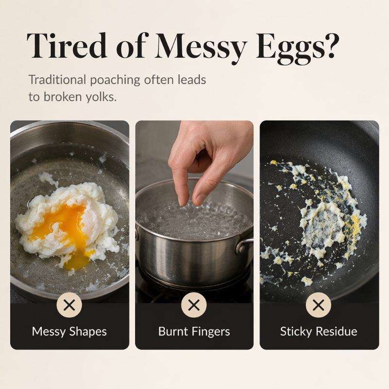 304 Stainless Steel Egg Ring Mold – 5 Fun Breakfast Shapes