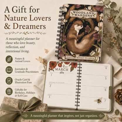 🌙 Woodland Warden 2027 Planner – A Year of Nature's Wisdom & Intention