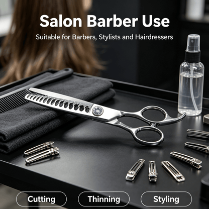 Professional Hair Texturizing Thinning Scissors--Stainless Steel Hair Shears