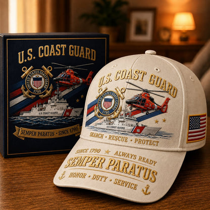 ⚓U.S. Coast Guard Career Commemorative Cap