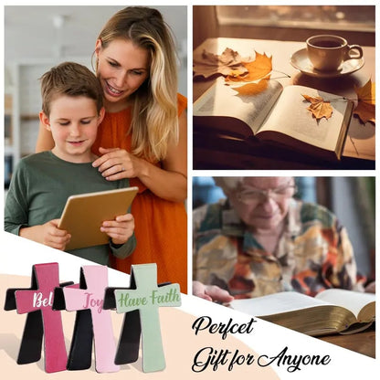 📖 Magnetic Cross Bookmarks ❤️ A Little Reminder of Faith, Every Time You Open Your Bible ✝️