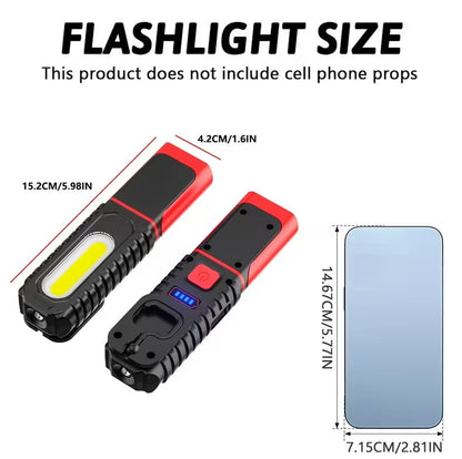 Portable USB-rechargeable work light