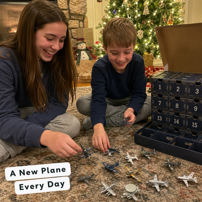 ✈️🎁2026 Aviation Legends 24-Day Aircraft Advent Calendar – 24 Collectible Airplane Surprises for Aviation Fans